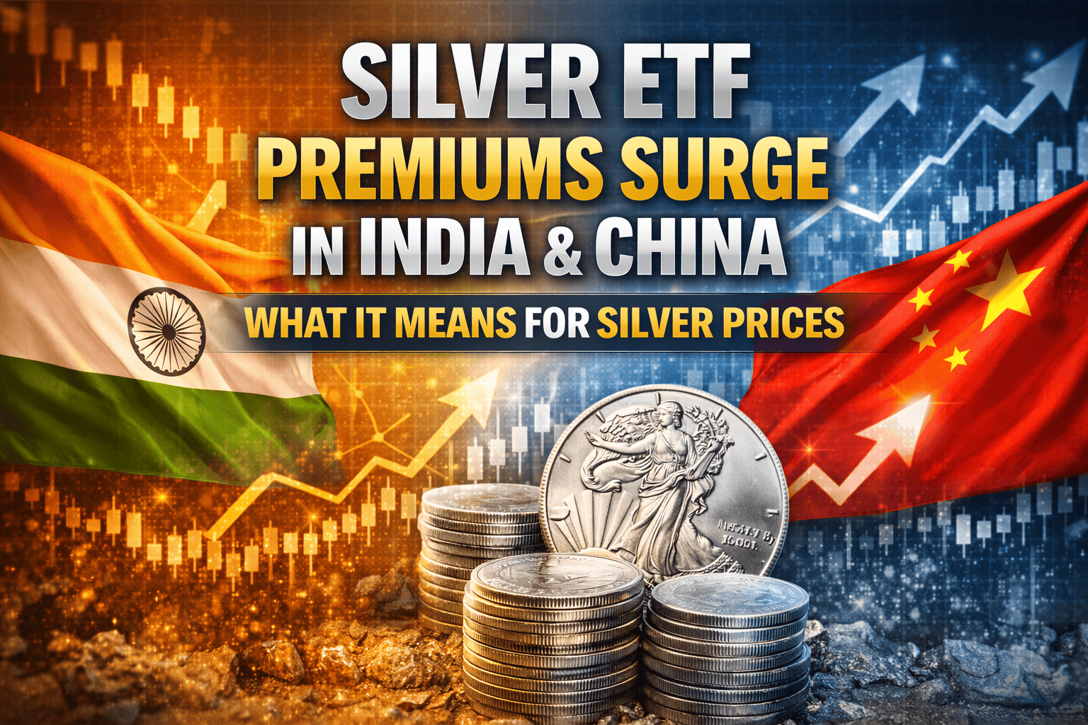 Silver ETF Premiums Surge in India