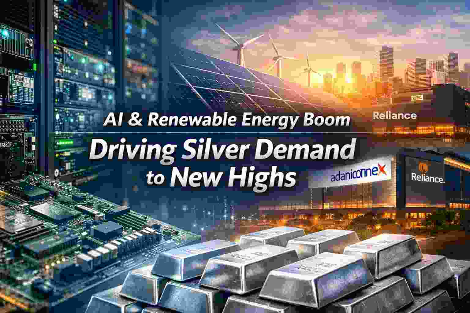 AI Data Centers and Solar Power Driving Silver Demand in India